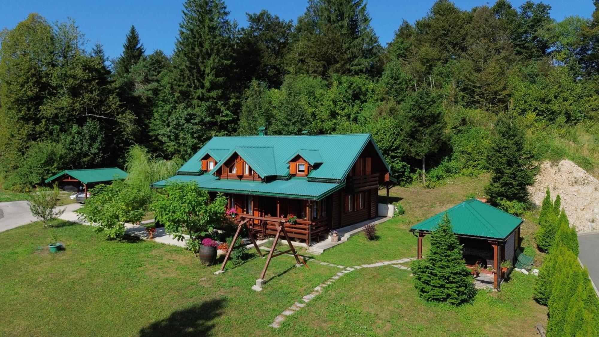 Villa Brvnara Moj San - Log Cabin My Dream à Zelin Mrzlovodicki Extérieur photo